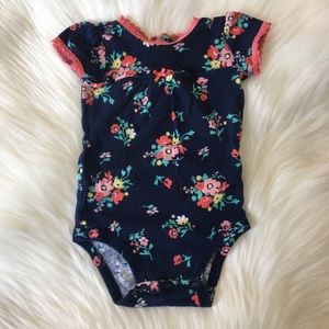 30% Off Bundles! Navy & Floral Onesie!